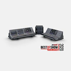 RIVAGE PM5和PM3数字混音系统，实力斩获IBC 2020 Best of Show大奖