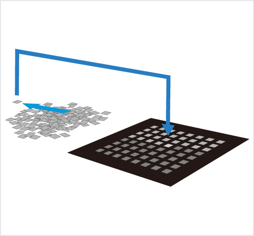 ［Image］Tray setter： 小尺寸单片用托盘排列机